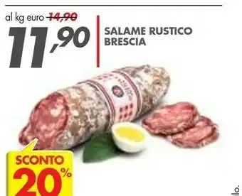 Italmark Salame Rustico Brescia offerta