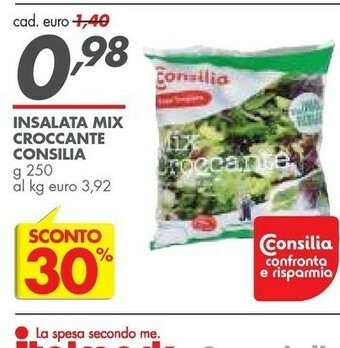 Italmark Consilia Insalata Mix Croccante 250 G offerta