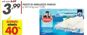 Italmark Findus Filetti Di Merluzzo offerta