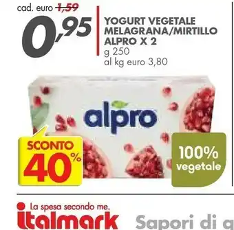 Italmark Alpro - Yogurt Di Soia Melagrana 250 G(ml) offerta
