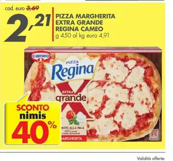 Italmark Cameo Pizza Margherita Extra Grande Regina offerta