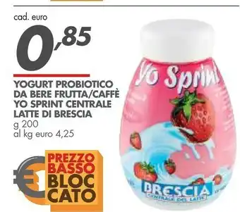 Italmark Centrale del latte di brescia Yogurt Probiotico Da Bere Frutta offerta