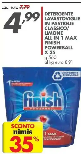 Italmark Finish Detergente Lavastoviglie offerta