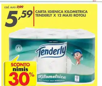 Italmark Tenderly Carta Igienica Kilometrica offerta