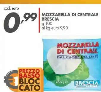 Italmark Brescia Centrale Del Latte - Mozzarella Di Centrale Dal Cuore Del Latte 100 G(ml) offerta