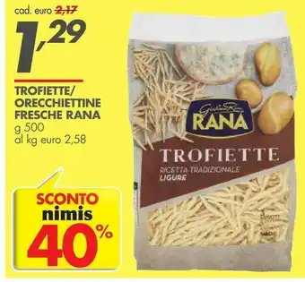 Italmark Rana Trofiette Fresche 500 G(ml) offerta