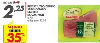 Italmark Rovagnati Prosciutto Crudo offerta