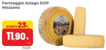 Coop Formaggio Asiago DOP Mezzano offerta