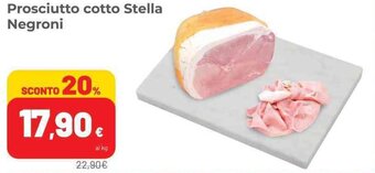 Coop Prosciutto cotto Stella Negroni offerta