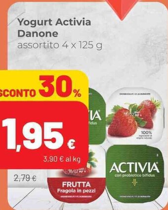 Coop Yogurt Activia Danone assortito 4 x 125 g offerta