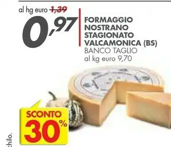 Italmark Formaggio Nostrano Stagionato Valcamonica offerta