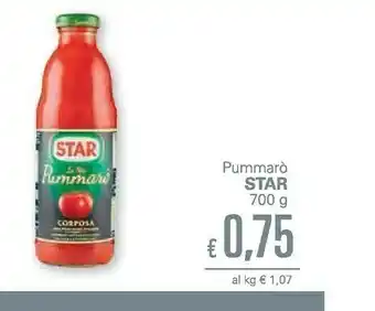 Unes Star Pummarò Vellutata 700 G(ml) offerta