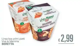 Unes Beretta Linea Box Primi Piatti Viva La Mamma offerta