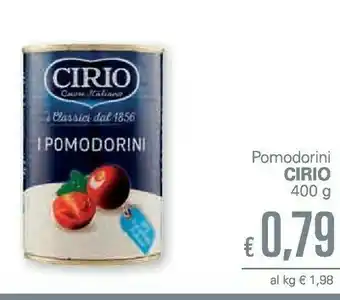Unes Cirio Cirio - I Pomodorini 400 g(ml) offerta