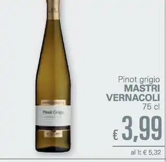 Unes Mastri vernacoli Pinot offerta