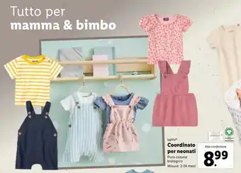 Lidl lupiluⓇ Coordinato per neonati Misure: 2-24 mesi offerta