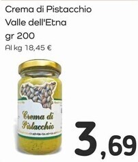 Famila Superstore Valle dell'etna crema di pistacchio offerta