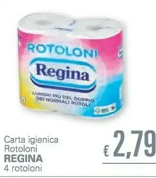 Unes Regina Carta Igienica Rotoloni offerta