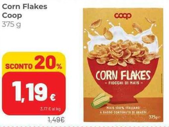 Coop Corn Flakes Coop 375 g offerta