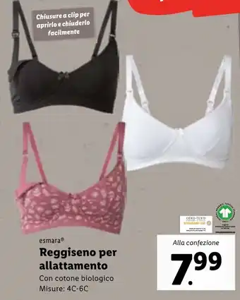 Lidl esmara® Reggiseno per allattamento Misure: 4C-6C offerta