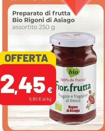 Coop Preparato di frutta Bio Rigoni di Asiago assortito 250 g offerta