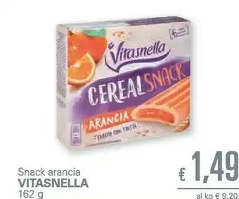 Unes Vitasnella Snack Arancia offerta