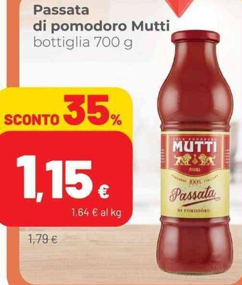 Coop Passata di pomodoro Mutti bottiglia 700 g offerta