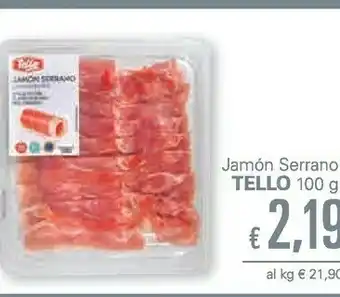 Unes Tello Jamon Serrano offerta