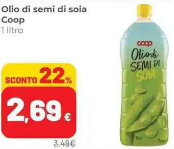 Coop Olio di semi di soia Coop 1 litro offerta