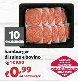 Pam Hamburger offerta