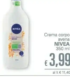 Unes Nivea Crema Corpo Avena offerta