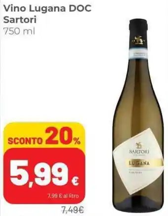 Coop Vino Lugana DOC Sartori 750 ml offerta