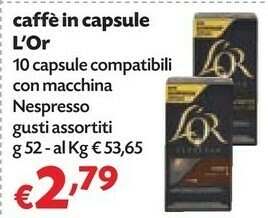 Pam Nespresso Cialde caffè offerta