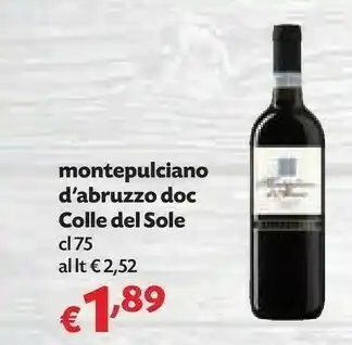 Pam Sole Montepulciano d'Abruzzo offerta