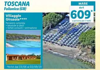Lidl Villaggio Girasole**** offerta