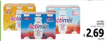 Spazio Conad Danone actimel offerta