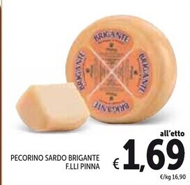 F.lli pinna pecorino sardo brigante