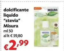 Pam Misura Dolcificanti offerta