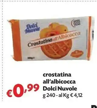Dolci Nuvole Crostatina All'albicocca