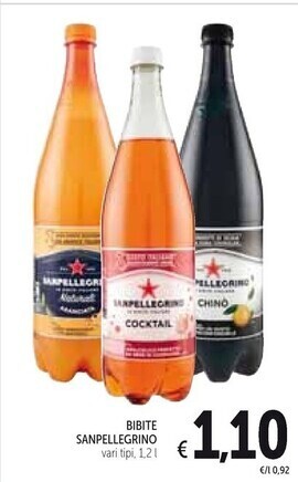 Spazio Conad San pellegrino bibite offerta