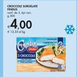 Bennet Findus croccole surgelate offerta