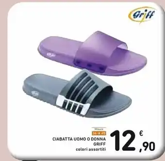 Griff ciabatta uomo o donna