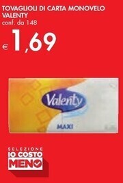 Bennet Valenty - tovaglioli di carta monovelo offerta