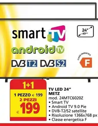 Metz tv led 24 24mtc6020z