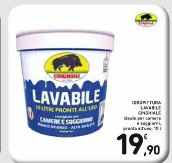 Spazio Conad Idropittura lavabile cinghiale offerta