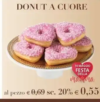 Il Gigante Donut a cuore offerta
