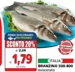 Il Gigante Branzino offerta