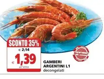 Il Gigante Gamberi argentini l1 offerta
