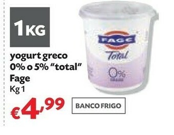 Pam Fage Yogurt Greco 0% offerta