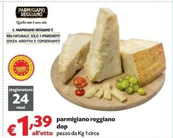 Pam Parmigiano Reggiano Dop offerta